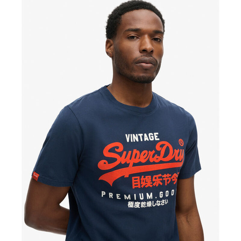 Superdry Duo Vintage Logo T Shirt image number 2